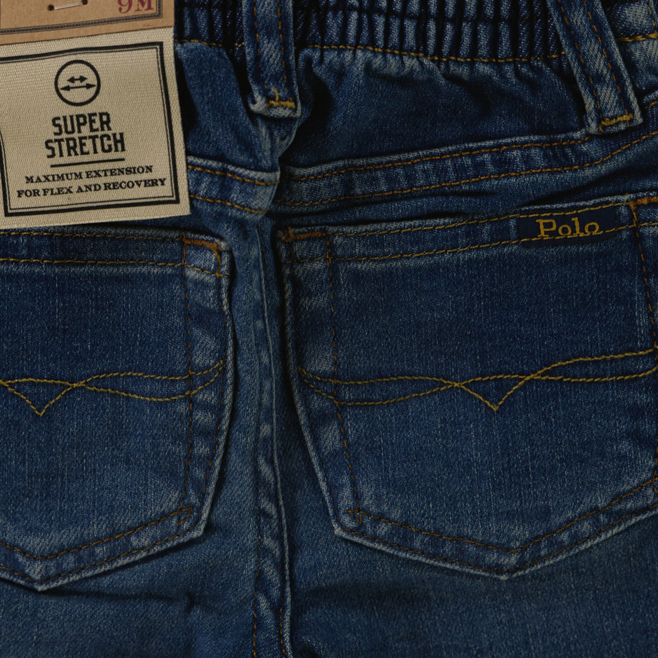 Ralph Lauren Bebé Chicos Vaquero En Azul