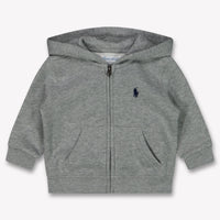 Ralph Lauren Bebé Chicos Chaleco Gris Claro