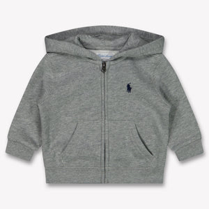 Ralph Lauren Bebé Chicos Chaleco Gris Claro