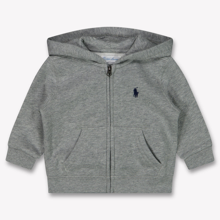 Ralph Lauren Bebé Chicos Chaleco Gris Claro