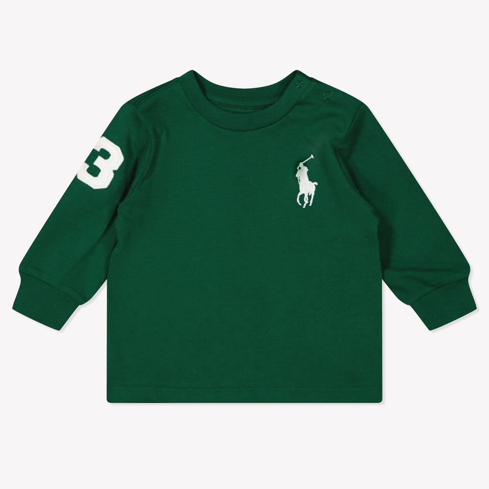 Ralph Lauren Bambino Ragazzi Maglietta dentro Verde