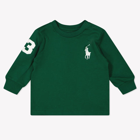 Ralph Lauren Baby Jongens T-Shirt In Groen
