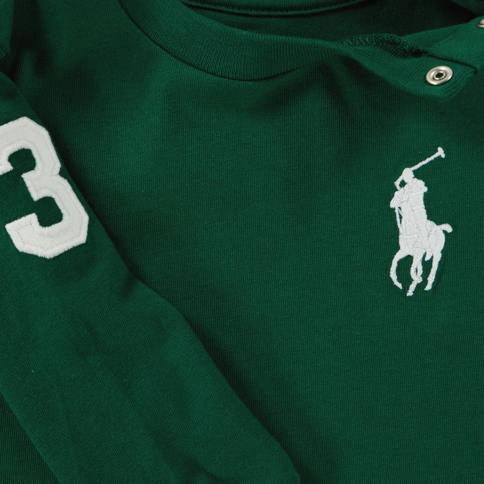 Ralph Lauren Bambino Ragazzi Maglietta dentro Verde