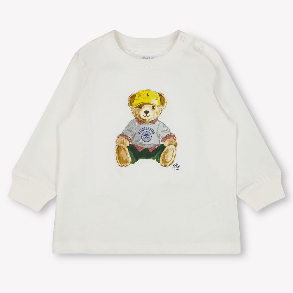 Ralph Lauren Baby Jungen T-Shirt Grauweiß