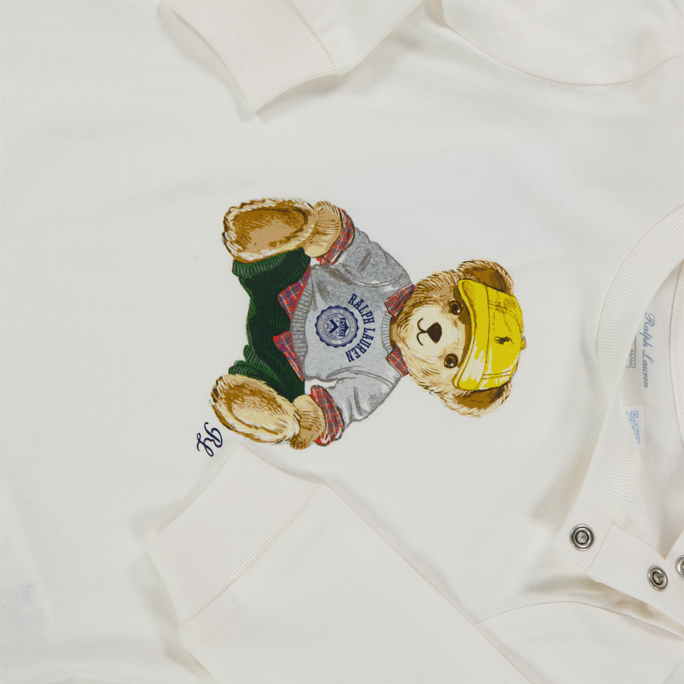 Ralph Lauren Baby Jungen T-Shirt Grauweiß