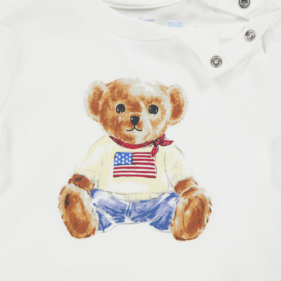 Ralph Lauren Bébé Garçons T-shirt Blanc