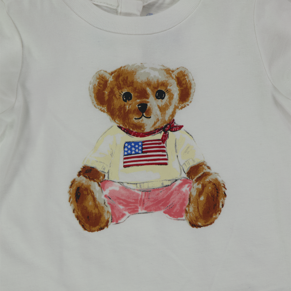 Ralph Lauren Bébé Filles T-shirt Blanc