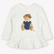 Ralph Lauren Baby Girls Dress  Offwhite