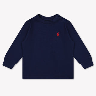 Ralph Lauren Baby Jongens T-Shirt In Navy
