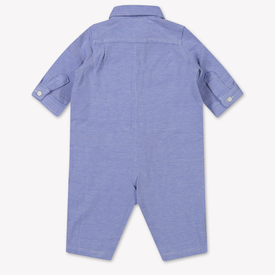 Ralph Lauren Baby Boys Playsuit  Light Blue