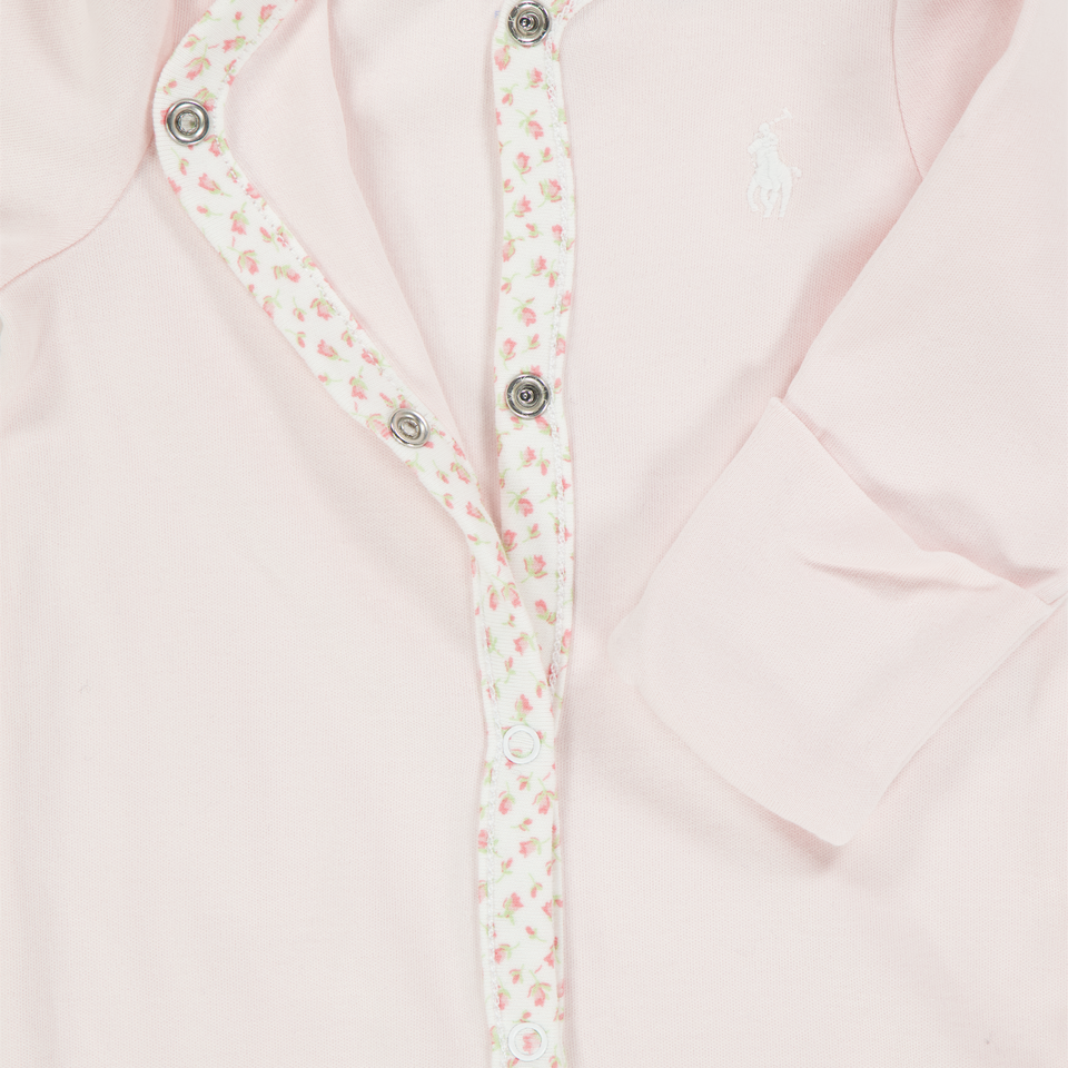 Ralph Lauren Bambino Ragazze Tuta in scatola Rosa Chiaro