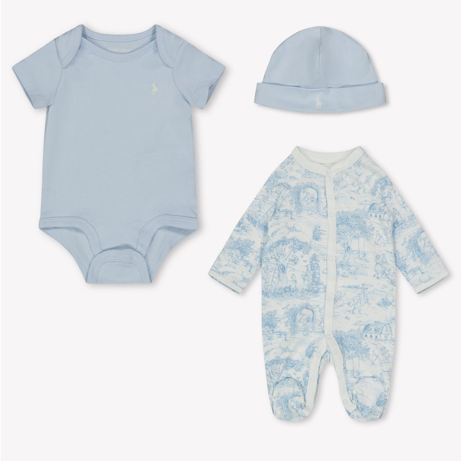 Ralph Lauren Baby Jungen Einstellen Hellblau