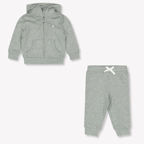 Ralph Lauren Baby Jongens Joggingpak In Licht Grijs