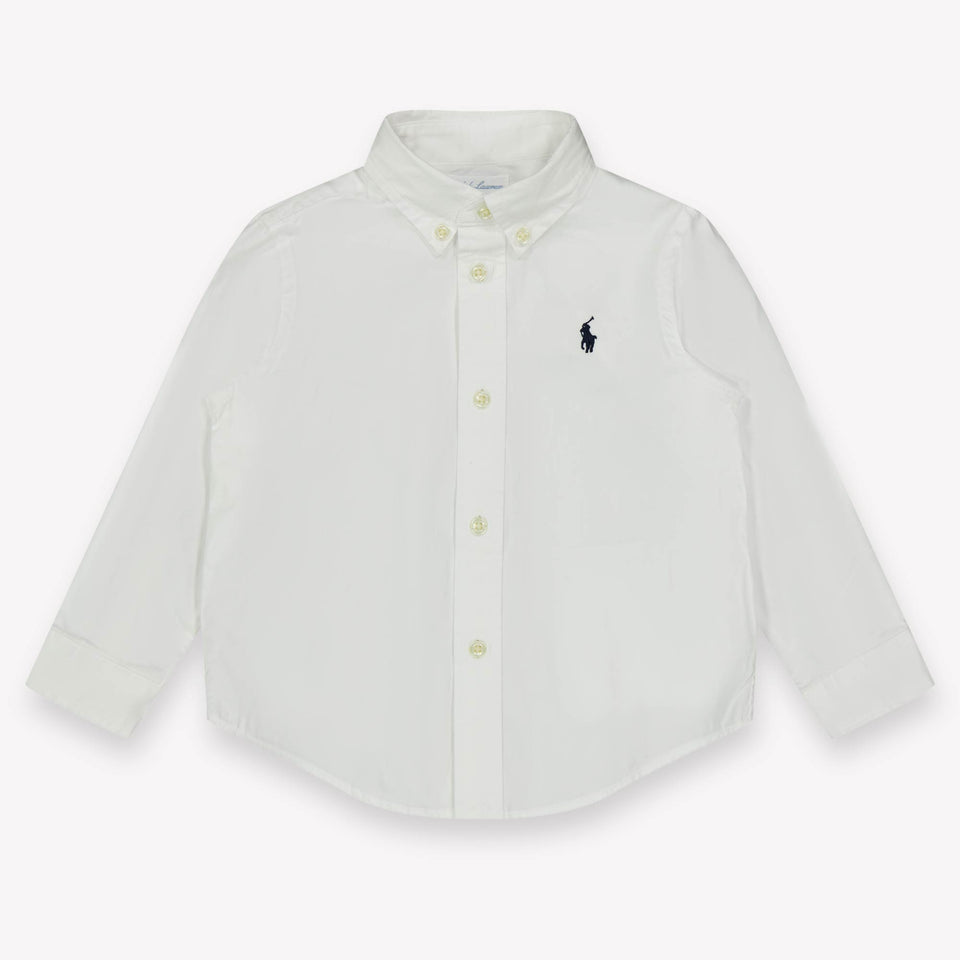 Ralph Lauren Bambino Ragazzi Camicetta dentro Bianco