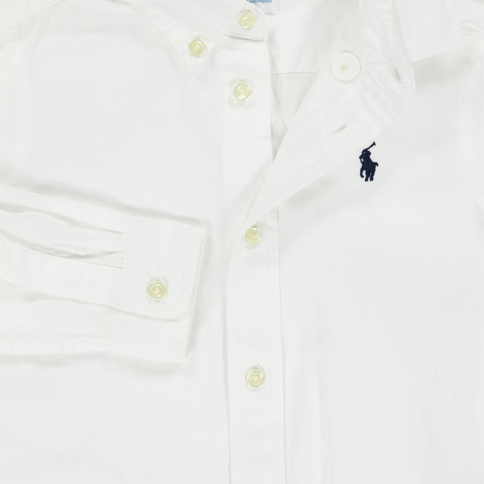 Ralph Lauren Bambino Ragazzi Camicetta dentro Bianco