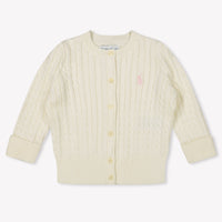 Ralph Lauren Bébé Filles Gilet dans le blanc