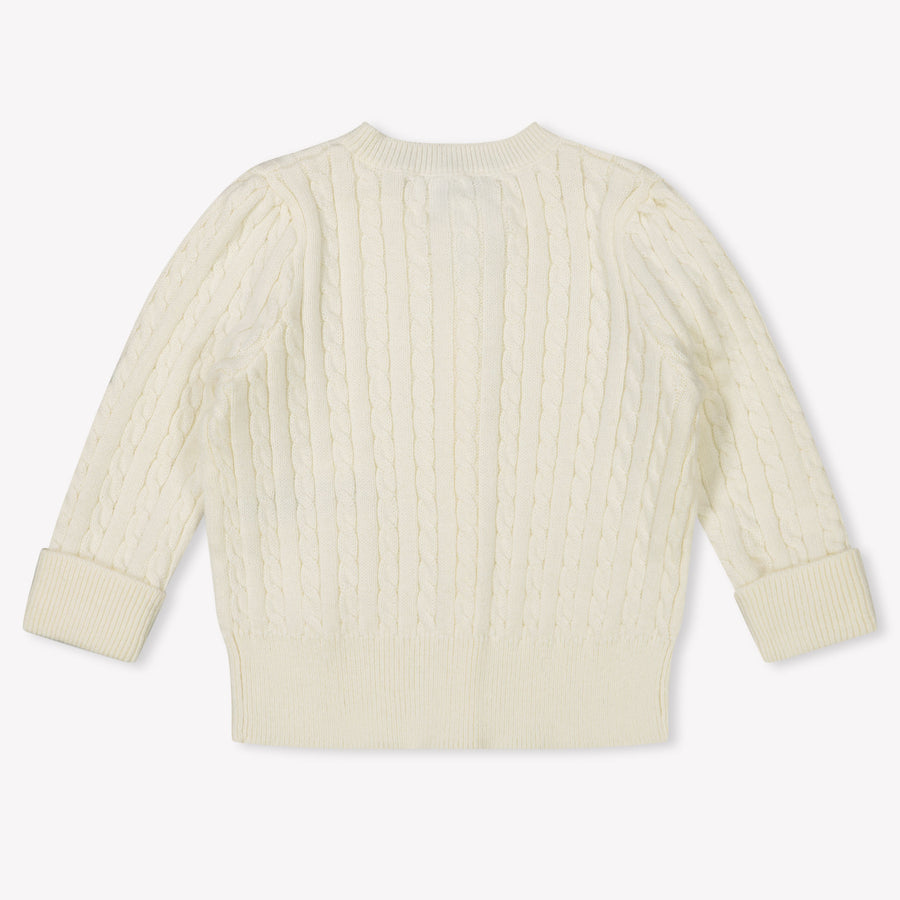 Ralph Lauren Bébé Filles Gilet dans le blanc