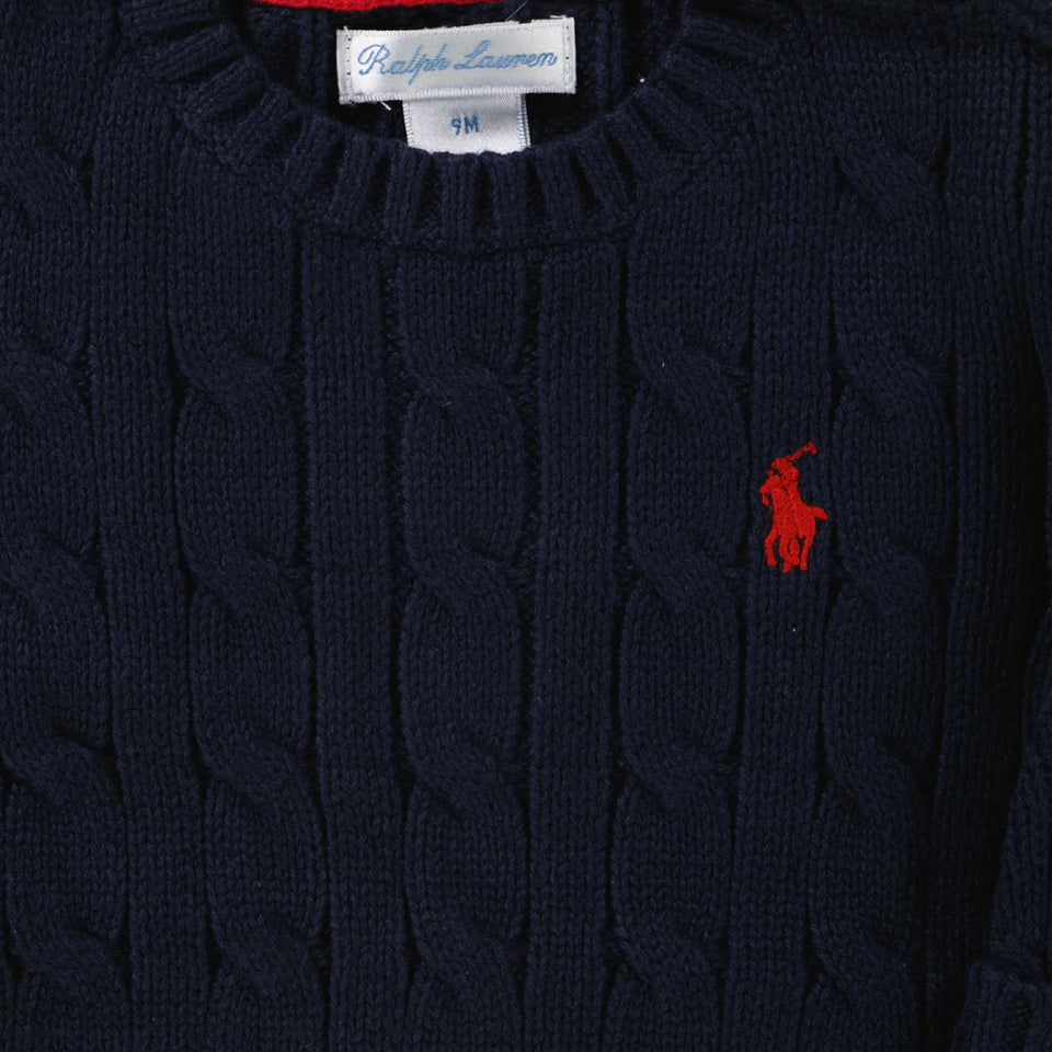 Ralph Lauren Bambino Ragazzi Maglione in Navy