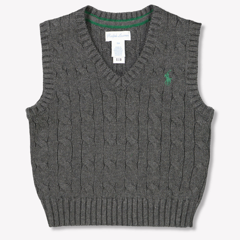 Ralph Lauren Baby Jongens Trui In Antraciet