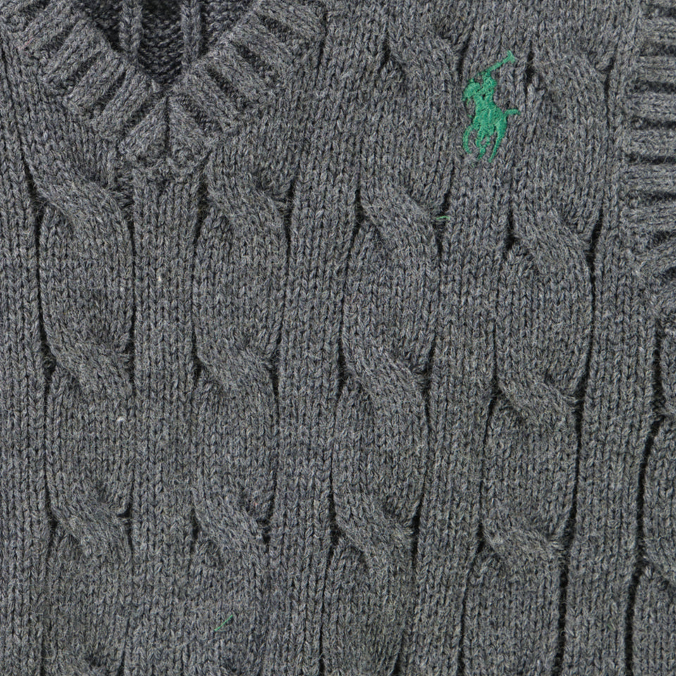 Ralph Lauren Baby Jongens Trui In Antraciet