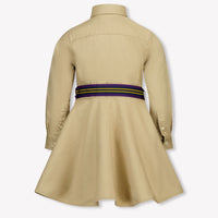 Ralph Lauren Kinder Meisjes Jurk In Khaki