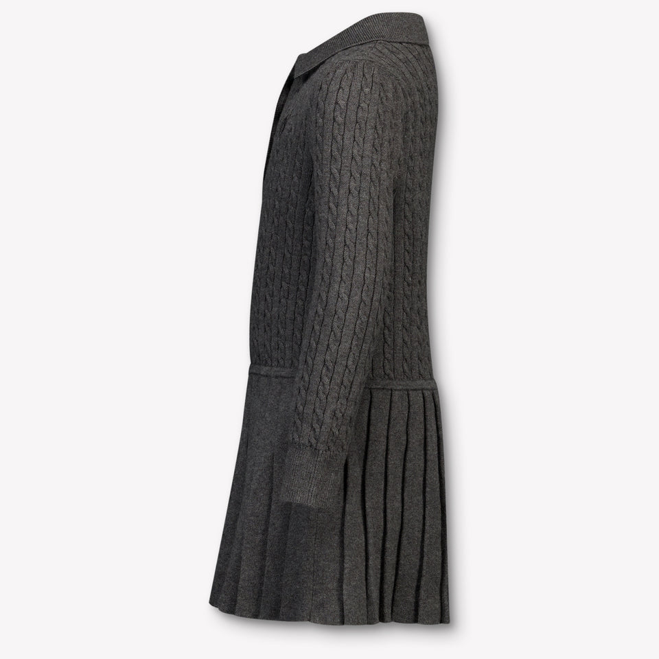 Ralph Lauren Niño Chicas Vestido Antracita