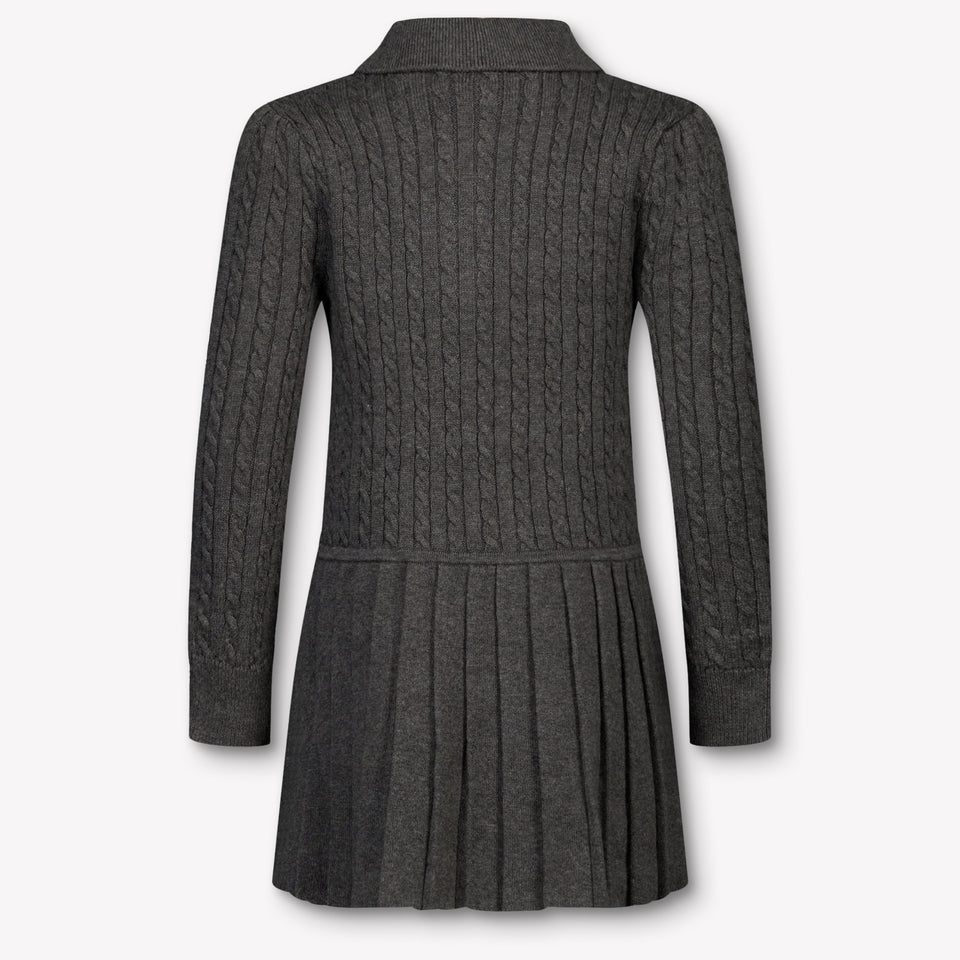 Ralph Lauren Niño Chicas Vestido Antracita