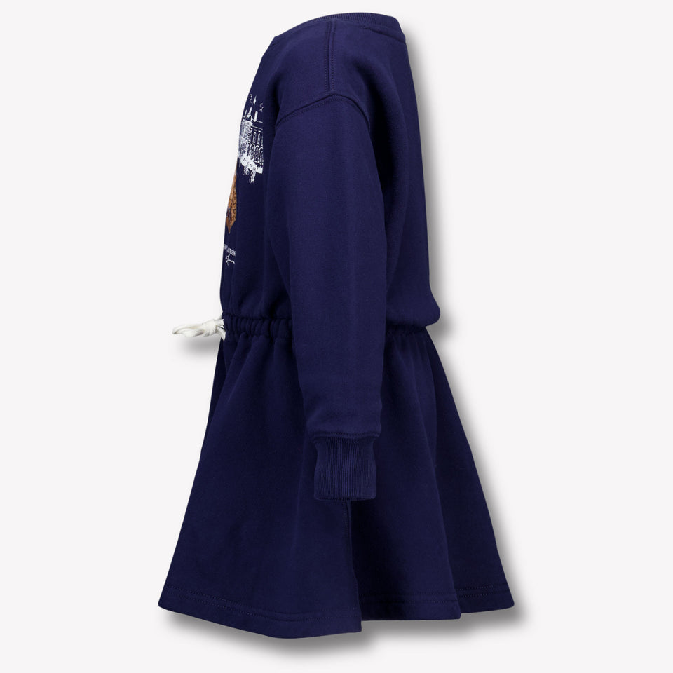 Ralph Lauren Niño Chicas Vestido Navy