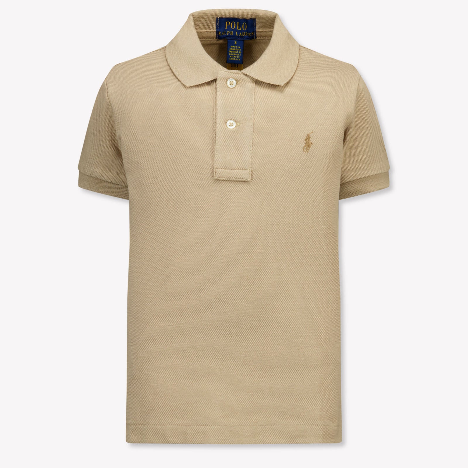 Ralph Lauren Kids Boys Polo  Khaki