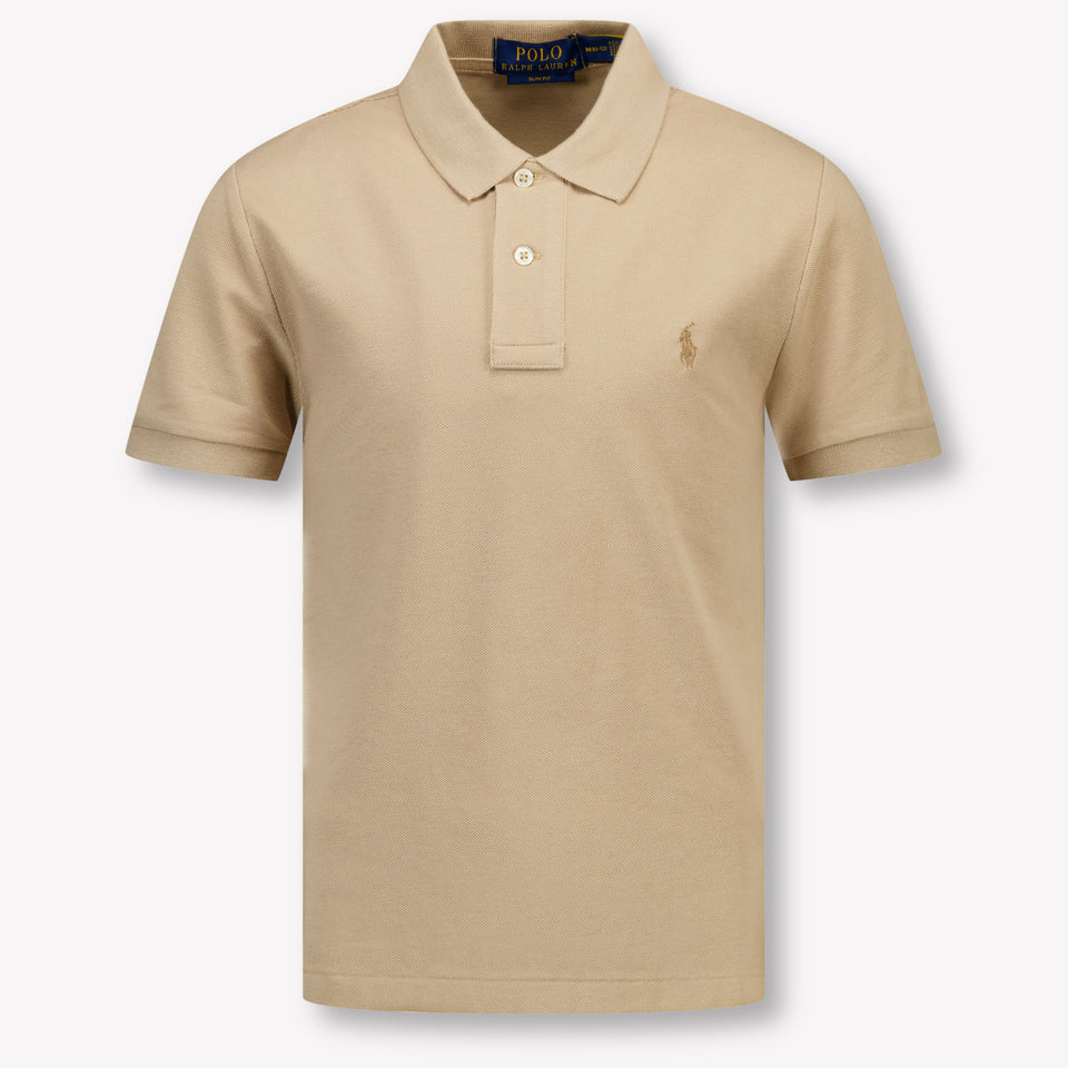 Ralph Lauren Kinder Jongens Polo In Khaki