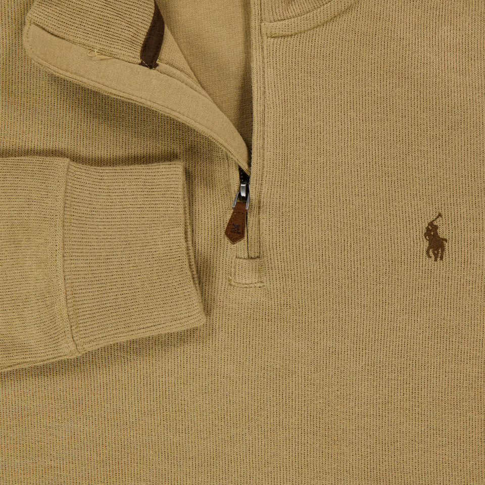 Ralph Lauren Niño Chicos Suéter en Camel