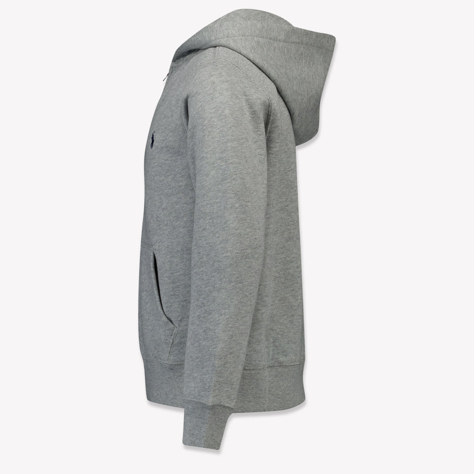 Ralph Lauren Enfant Garçons Gilet Gris Clair