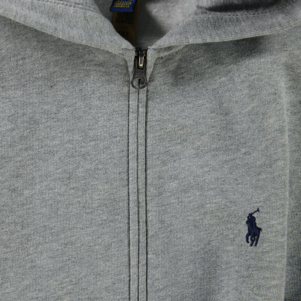 Ralph Lauren Enfant Garçons Gilet Gris Clair