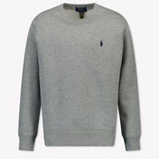Ralph Lauren Ragazzo Ragazzi Maglione in Grigio Chiaro