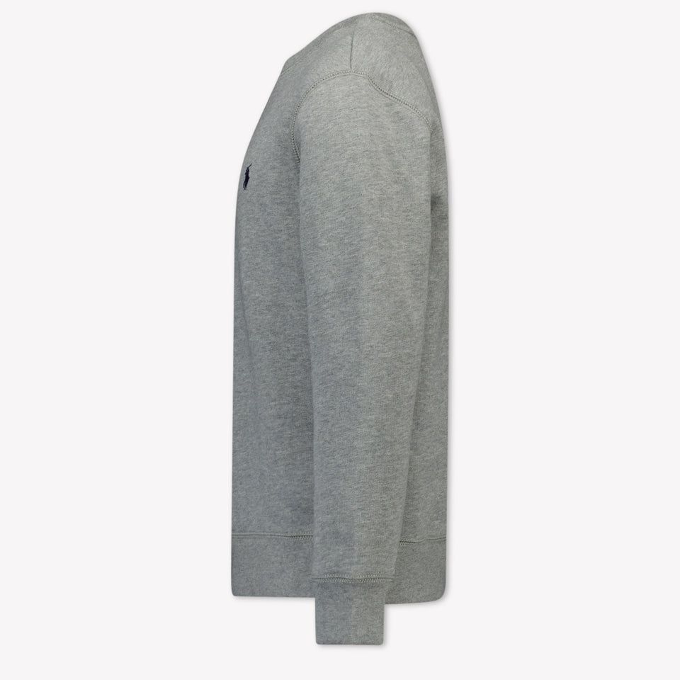 Ralph Lauren Ragazzo Ragazzi Maglione in Grigio Chiaro