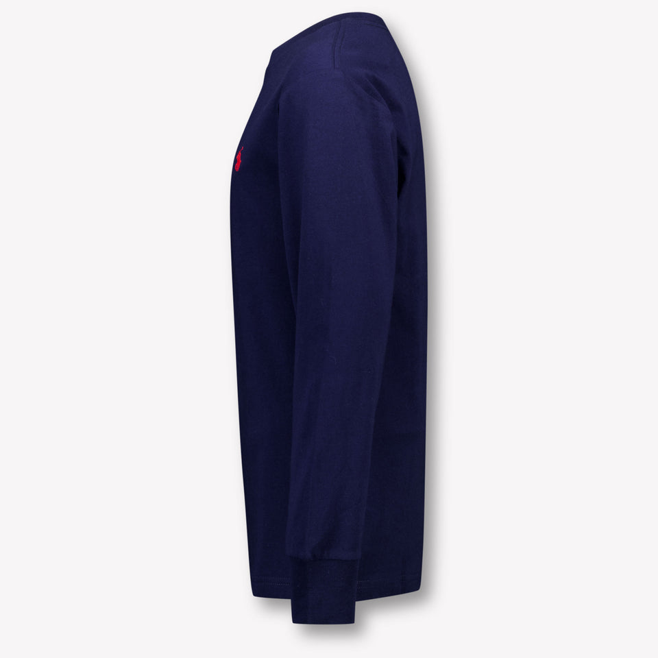 Ralph Lauren Kinder Jongens T-Shirt In Navy