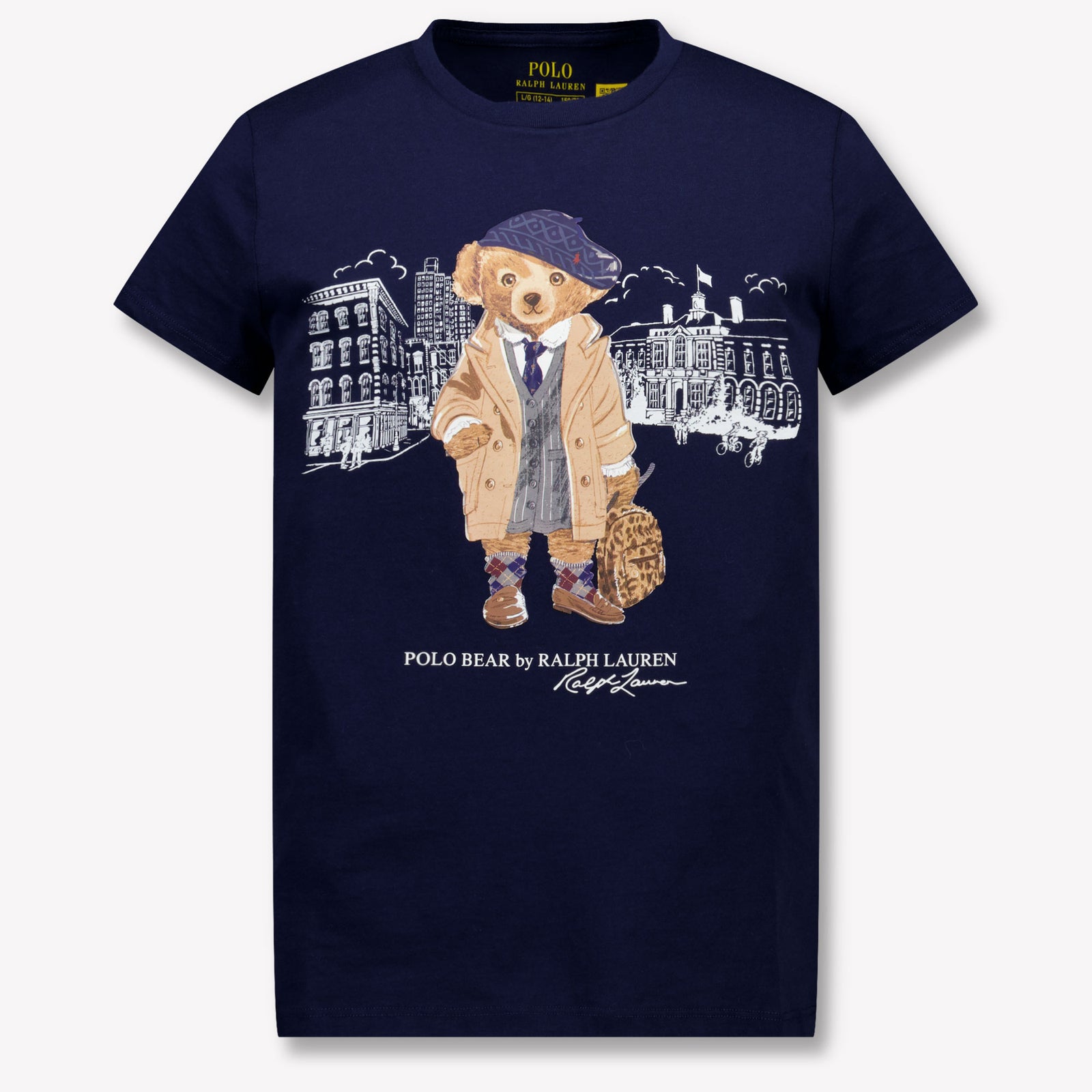 Ralph Lauren Kinder Meisjes T-Shirt In Navy