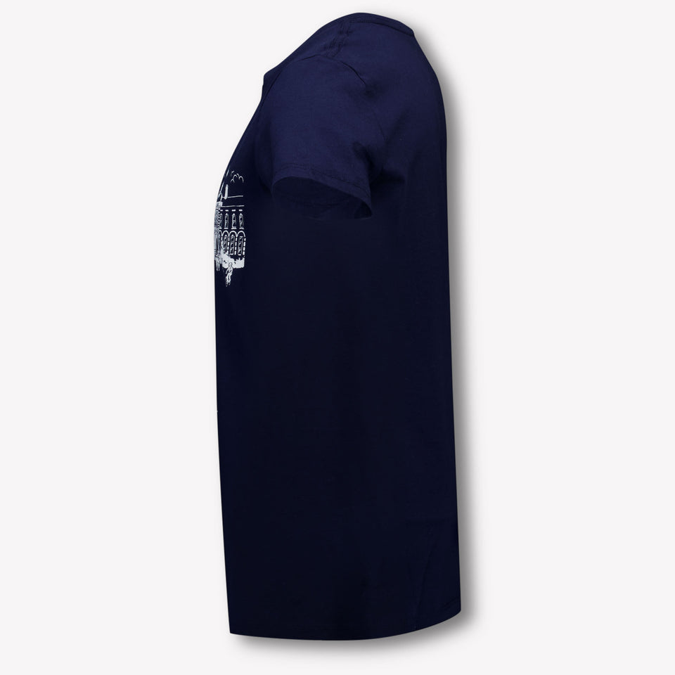 Ralph Lauren Ragazzo Ragazze Maglietta dentro Navy