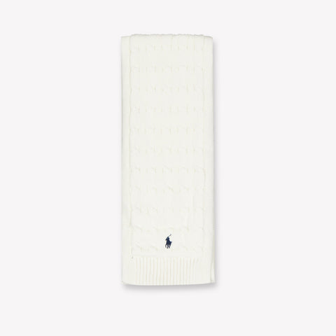 Ralph Lauren Niño Chicos Bufandas Blanco Roto