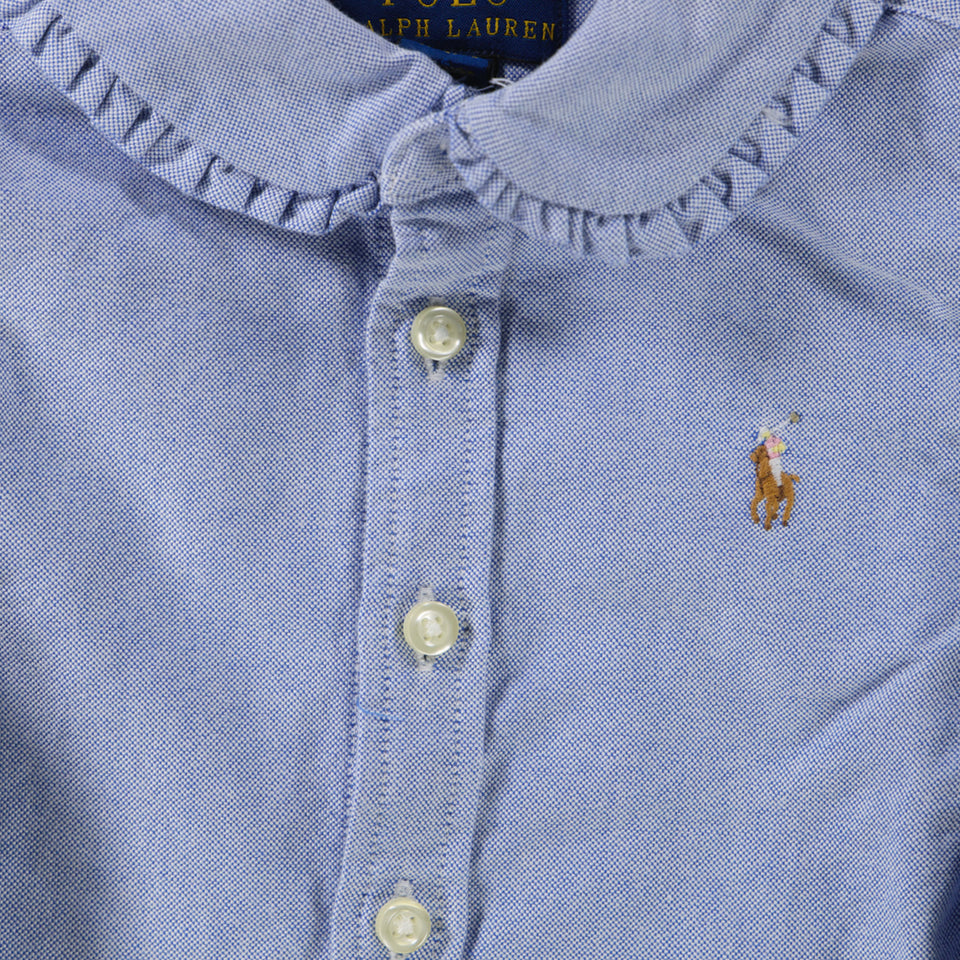 Ralph Lauren Enfant Filles Chemisier Bleu Clair