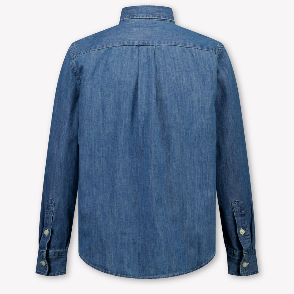 Ralph Lauren Ragazzo Ragazzi Camicetta dentro Blu