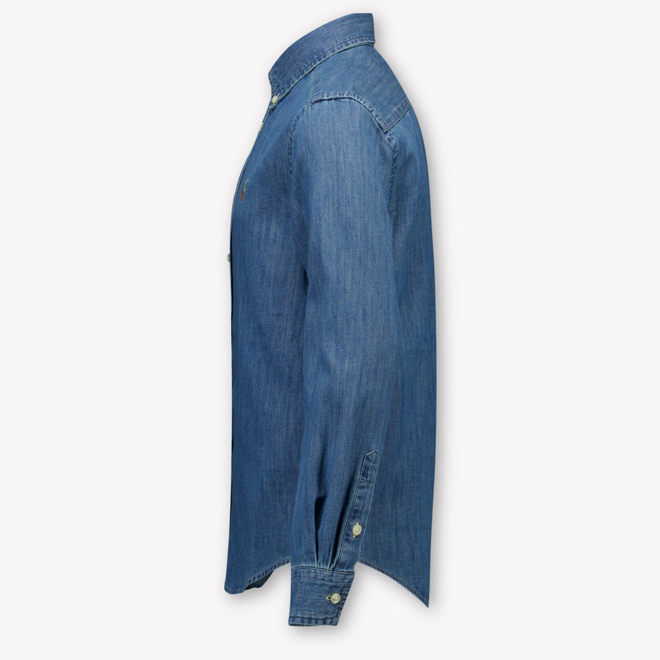 Ralph Lauren Ragazzo Ragazzi Camicetta dentro Blu