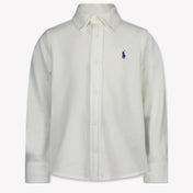 Ralph Lauren Niño Chicos Blusa en Blanco