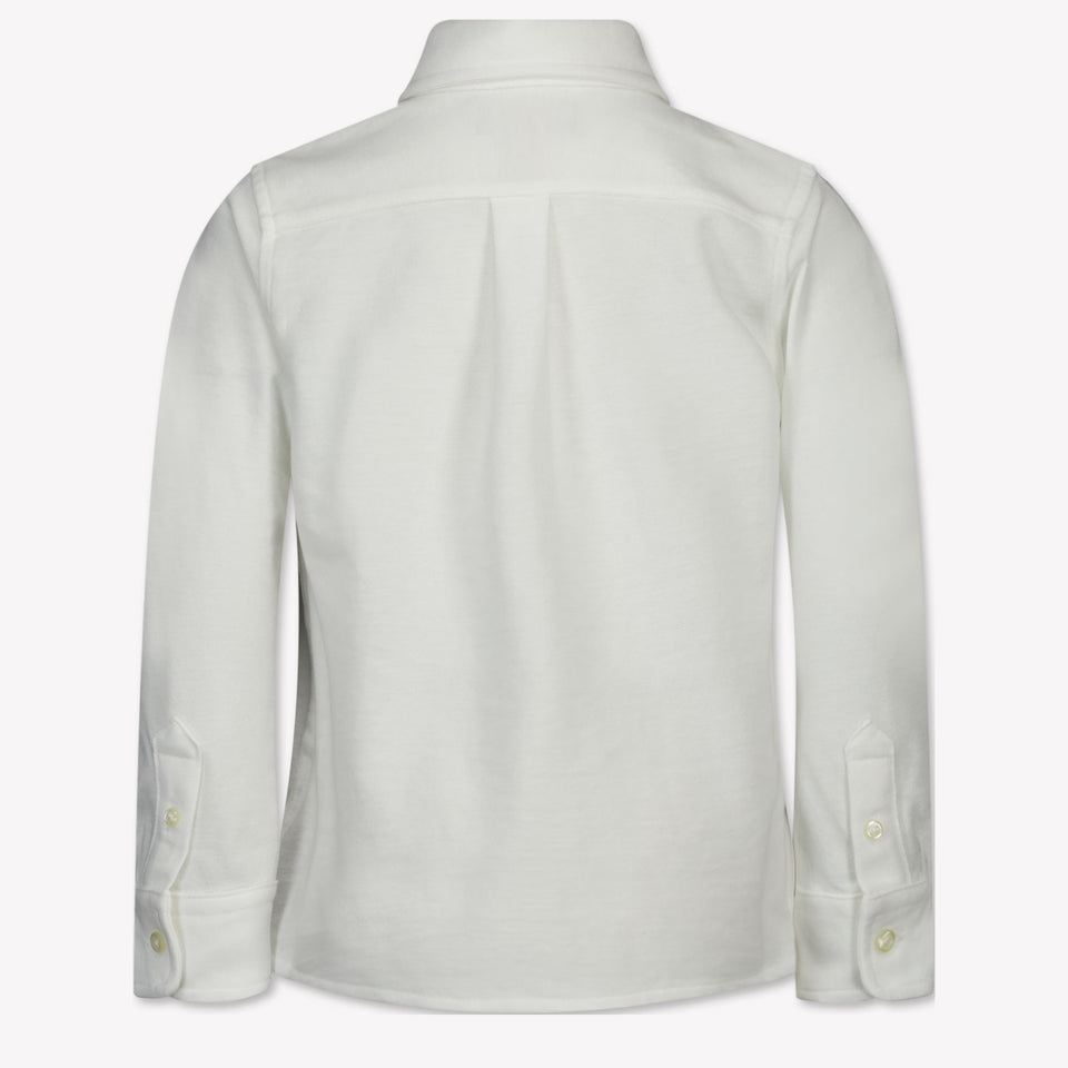 Ralph Lauren Niño Chicos Blusa en Blanco