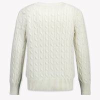 Ralph Lauren Kinder Jungen Pullover In Grauweiß