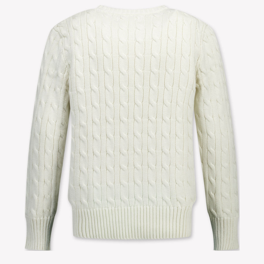 Ralph Lauren Kinder Jungen Pullover In Grauweiß