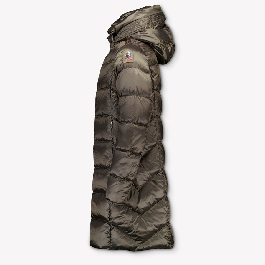 Parajumpers Enfant Filles Veste d'hiver à l'olive Vert