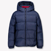 Tommy Hilfiger Niño Chicos Chaqueta de invierno Navy