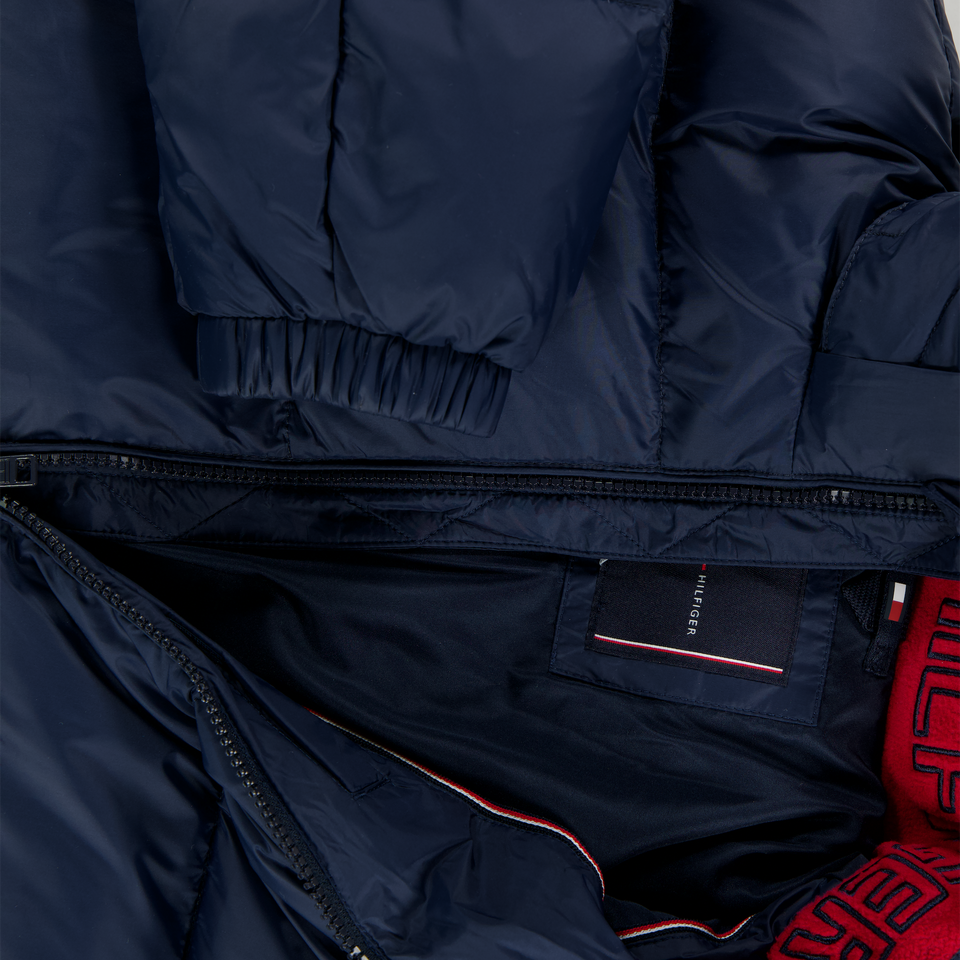 Tommy Hilfiger Niño Chicos Chaqueta de invierno Navy