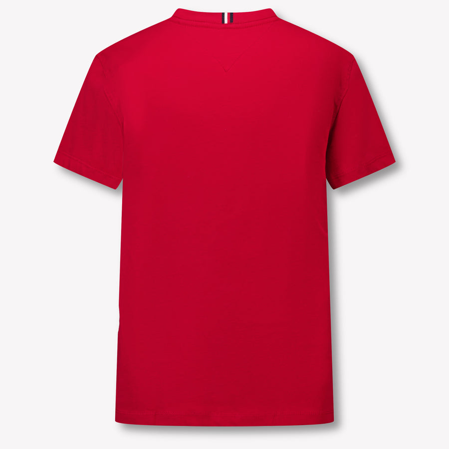 Tommy Hilfiger Enfant Garçons Chemise Rouge